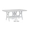 Berlin Gardens Harbor Counter Tables Standard Top 44" x 72" Rectangular Counter Table