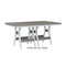 Berlin Gardens Harbor Dining Tables Standard Top 44" x 72" Rectangular Dining Table
