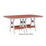 Berlin Gardens Harbor Dining Tables Standard Top 44" x 72" Rectangular Dining Table