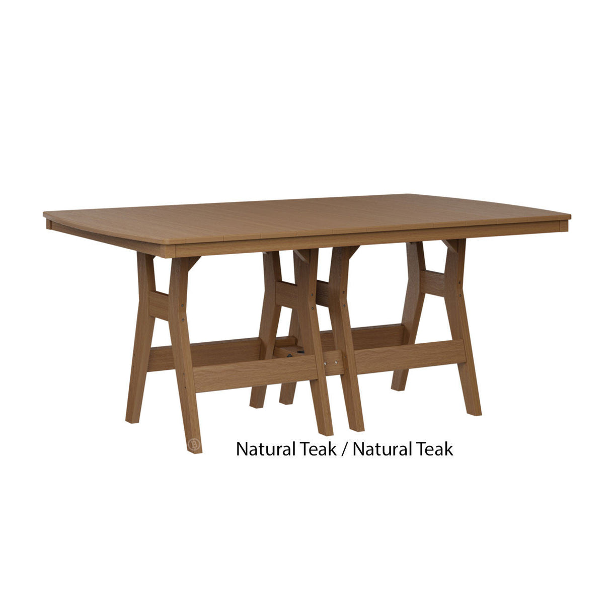 Berlin Gardens Harbor Dining Tables Standard Top 44" x 72" Rectangular Dining Table