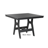 Berlin Gardens Harbor Counter Tables Standard Top 44" Square Counter Table