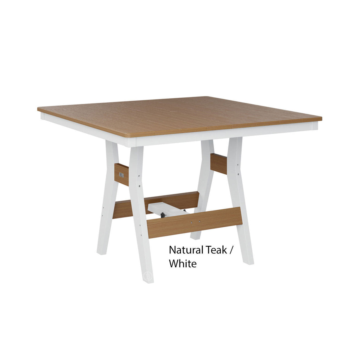 Berlin Gardens Harbor Counter Tables Standard Top 44" Square Counter Table