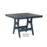 Berlin Gardens Harbor Counter Tables Standard Top 44" Square Counter Table