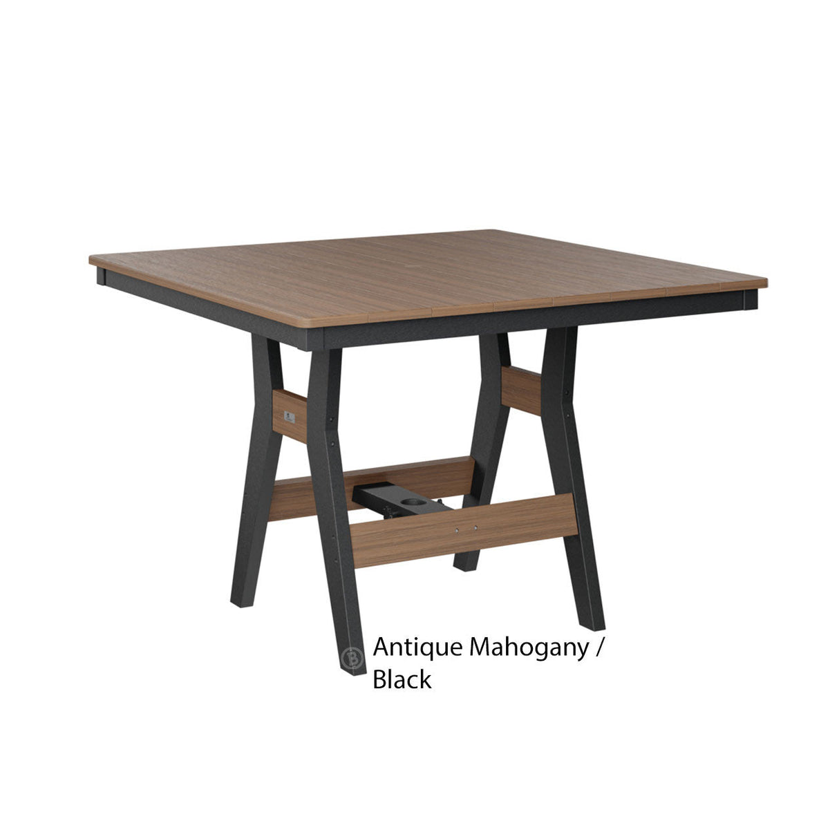 Berlin Gardens Harbor Dining Tables Standard Top 44" Square Dining Table
