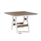 Berlin Gardens Harbor Dining Tables Standard Top 44" Square Dining Table