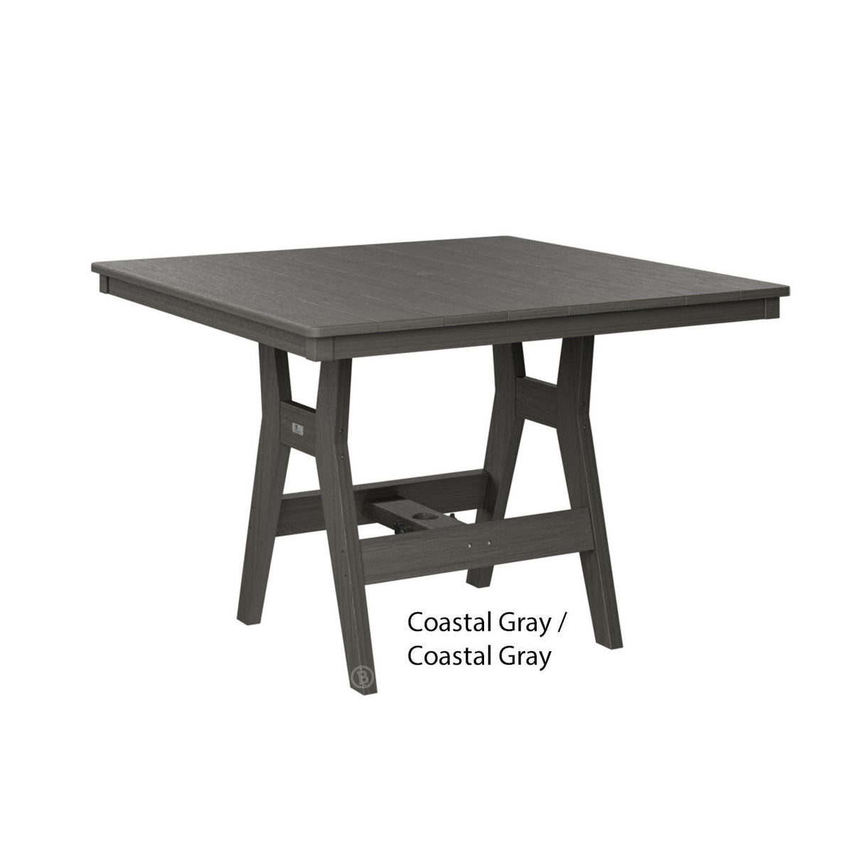 Berlin Gardens Harbor Dining Tables Standard Top 44" Square Dining Table