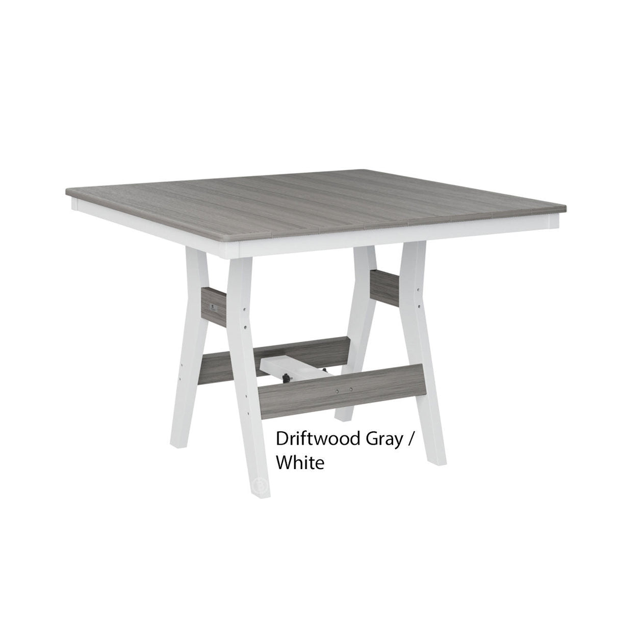 Berlin Gardens Harbor Dining Tables Standard Top 44" Square Dining Table