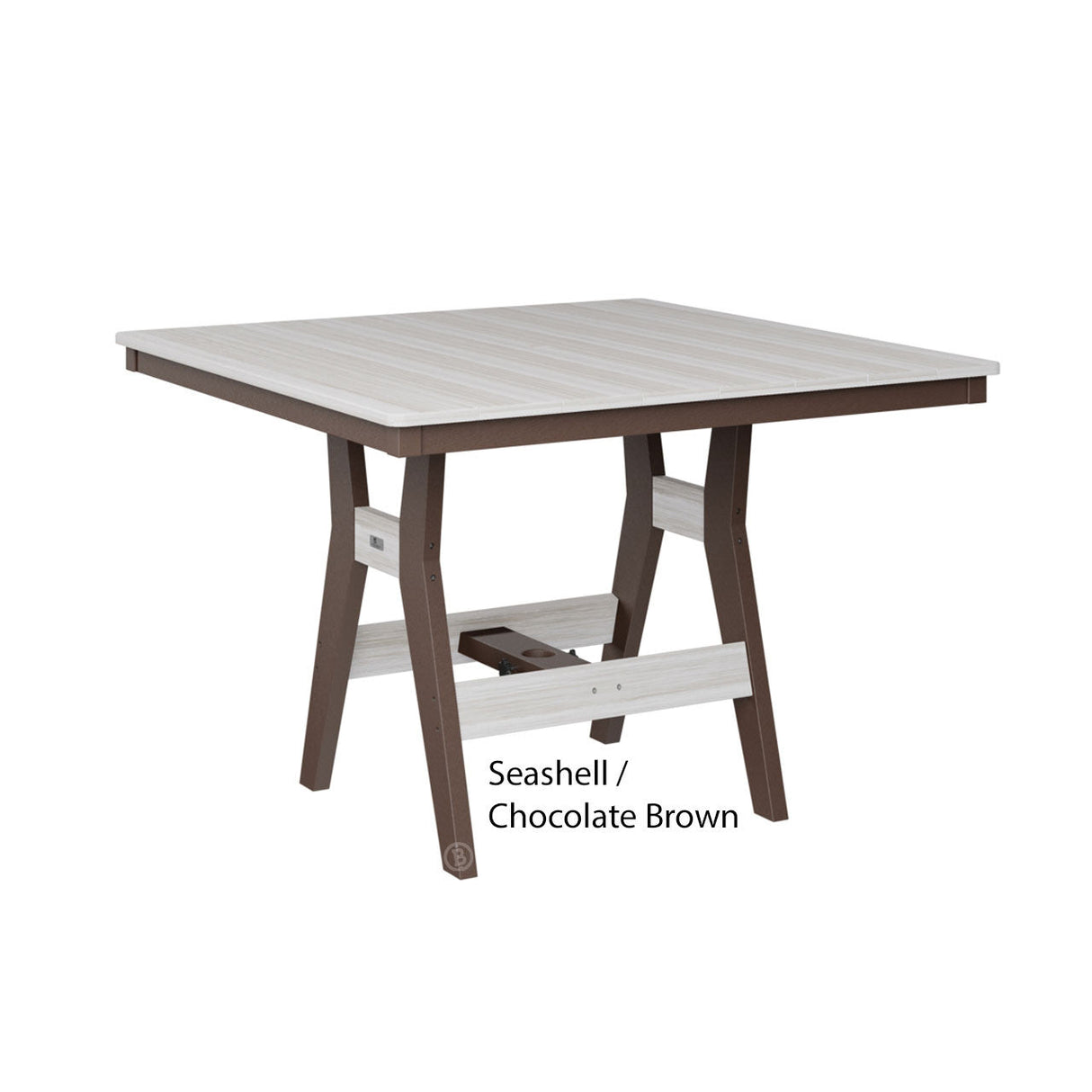 Berlin Gardens Harbor Dining Tables Standard Top 44" Square Dining Table
