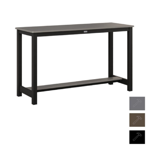 Berlin Gardens Aluminum Balcony Table Counter Height Hammered Top