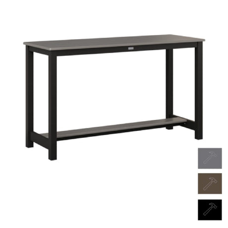 Berlin Gardens Aluminum Balcony Table Counter Height Hammered Top