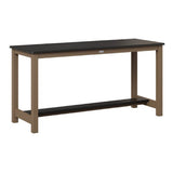 Berlin Gardens Aluminum Balcony Table Dining Height Hammered top