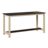 Berlin Gardens Aluminum Balcony Table Dining Height Hammered top