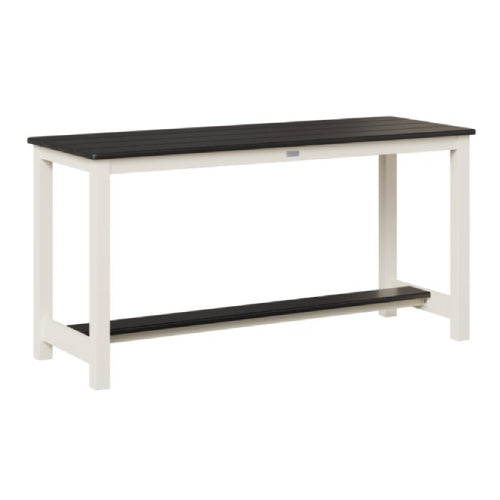 Berlin Gardens Aluminum Balcony Table Dining Height Hammered top