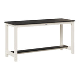 Berlin Gardens Aluminum Balcony Table Dining Height Hammered top