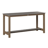 Berlin Gardens Aluminum Balcony Table Dining Height Hammered top