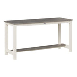 Berlin Gardens Aluminum Balcony Table Dining Height Hammered top