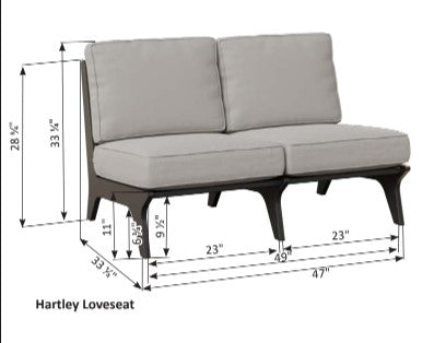 Berlin Gardens Hartley Loveseat