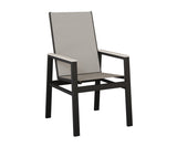Berlin Gardens Vida High Back Padded Sling Dining Chair