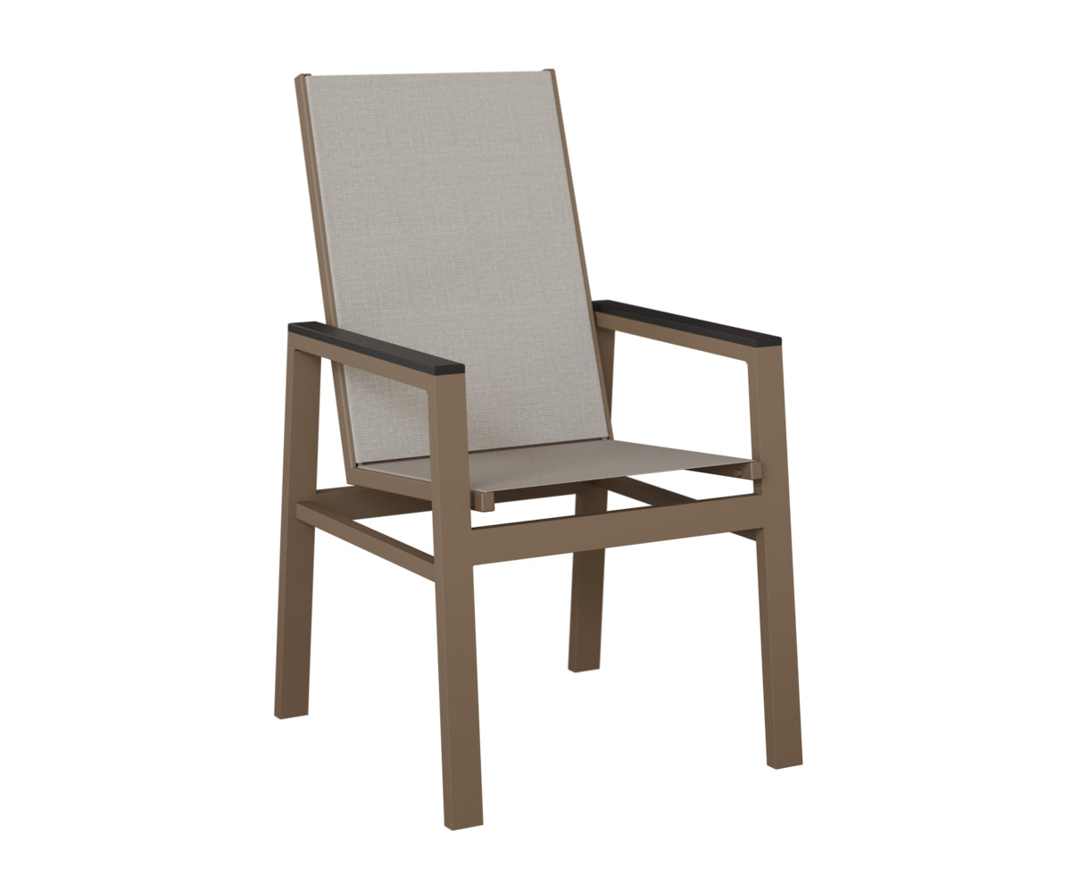 Berlin Gardens Vida High Back Padded Sling Dining Chair