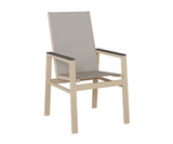 Berlin Gardens Vida High Back Padded Sling Dining Chair