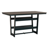 Berlin Gardens Hudson Bar Height 40" x 70" Rectangle Table with Hammered Top