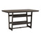 Berlin Gardens Hudson Bar Height 40" x 70" Rectangle Table with Hammered Top
