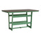Berlin Gardens Hudson Bar Height 40" x 70" Rectangle Table with Hammered Top