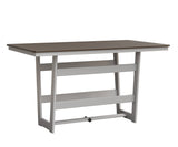Berlin Gardens Hudson Bar Height 40" x 70" Rectangle Table with Hammered Top