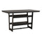 Berlin Gardens Hudson Bar Height 40" x 70" Rectangle Table with Hammered Top