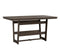 Berlin Gardens Hudson Counter Height 40" x 70" Rectangle Table with Hammered Top