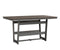 Berlin Gardens Hudson Counter Height 40" x 70" Rectangle Table with Hammered Top
