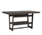 Berlin Gardens Hudson Counter Height 40" x 70" Rectangle Table with Hammered Top