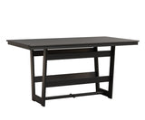 Berlin Gardens Hudson Counter Height 40" x 70" Rectangle Table with Hammered Top