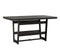 Berlin Gardens Hudson Counter Height 40" x 70" Rectangle Table with Hammered Top
