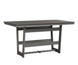 Berlin Gardens Hudson Counter Height 40" x 70" Rectangle Table with Hammered Top