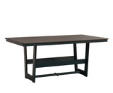 Berlin Gardens Hudson Dining Height 40" x 70" Rectangle Table with Hammered Top