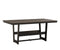 Berlin Gardens Hudson Dining Height 40" x 70" Rectangle Table with Hammered Top