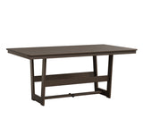 Berlin Gardens Hudson Dining Height 40" x 70" Rectangle Table with Hammered Top