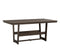 Berlin Gardens Hudson Dining Height 40" x 70" Rectangle Table with Hammered Top