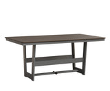 Berlin Gardens Hudson Dining Height 40" x 70" Rectangle Table with Hammered Top