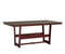 Berlin Gardens Hudson Dining Height 40" x 70" Rectangle Table with Hammered Top