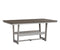 Berlin Gardens Hudson Dining Height 40" x 70" Rectangle Table with Hammered Top