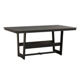 Berlin Gardens Hudson Dining Height 40" x 70" Rectangle Table with Hammered Top