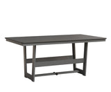 Berlin Gardens Hudson Dining Height 40" x 70" Rectangle Table with Hammered Top