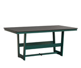 Berlin Gardens Hudson Dining Height 40" x 70" Rectangle Table with Hammered Top