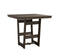 Berlin Gardens Hudson Bar Height 40" x 40" Square Table with Hammered Top