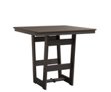 Berlin Gardens Hudson Bar Height 40" x 40" Square Table with Hammered Top