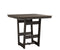 Berlin Gardens Hudson Bar Height 40" x 40" Square Table with Hammered Top