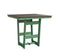 Berlin Gardens Hudson Bar Height 40" x 40" Square Table with Hammered Top