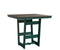 Berlin Gardens Hudson Bar Height 40" x 40" Square Table with Hammered Top